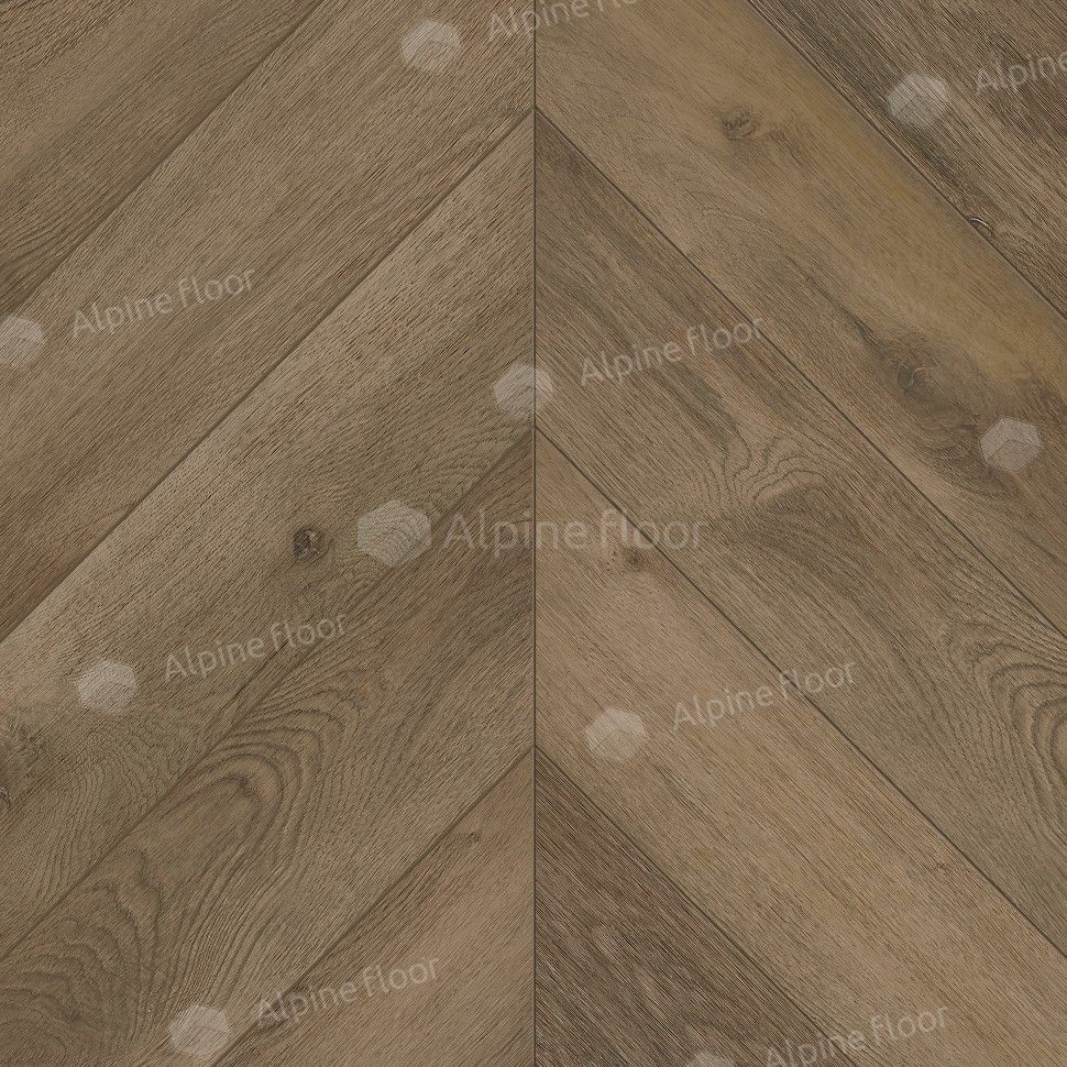 Alpine Floor SPC Chevron Alpine ЕСО 18-4 Дуб Насыщенный