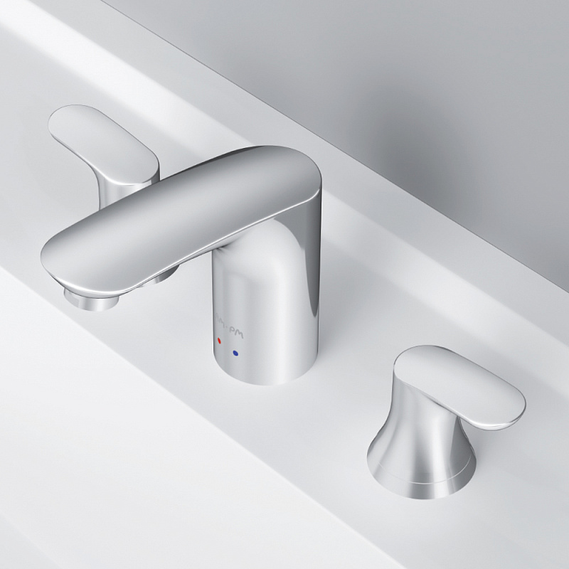 Смеситель для раковины AM.PM Like F8008000 трехсекционный