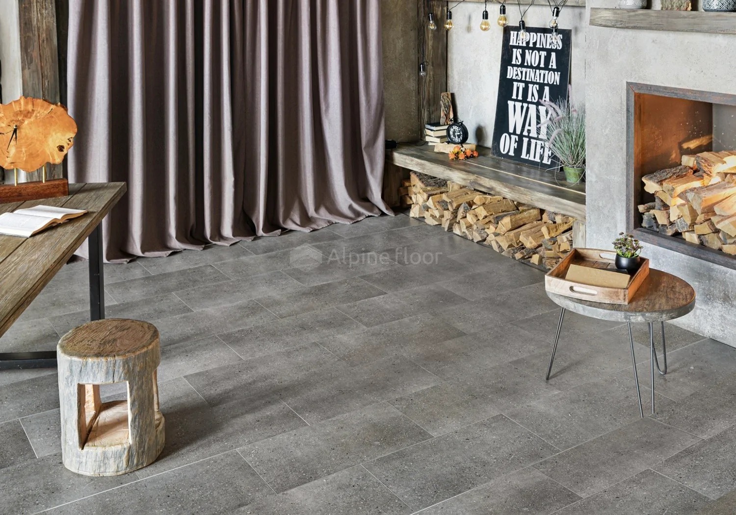 Alpine Floor SPC Stone Mineral Core ЕСО 4-23 Майдес