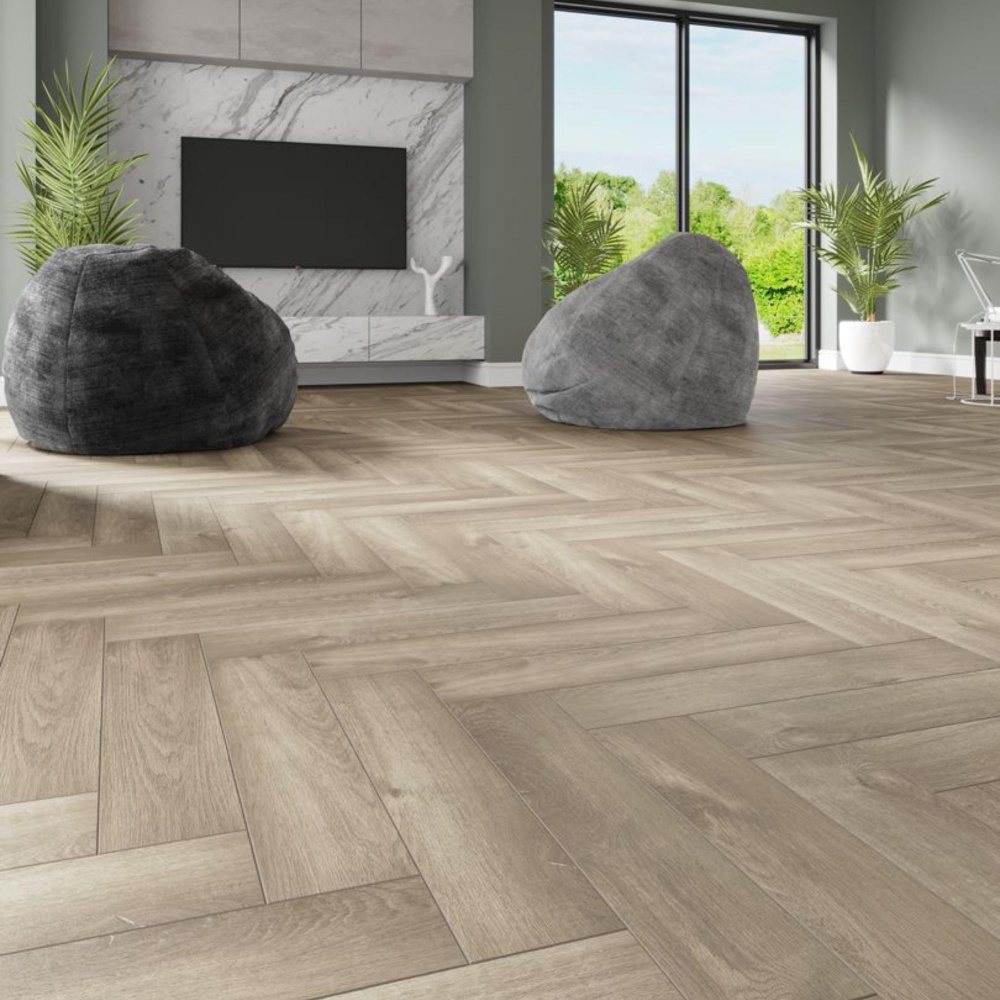 Alpine Floor SPC Parquet Light ЕСО 13-5 Дуб Натуральный Отбеленный