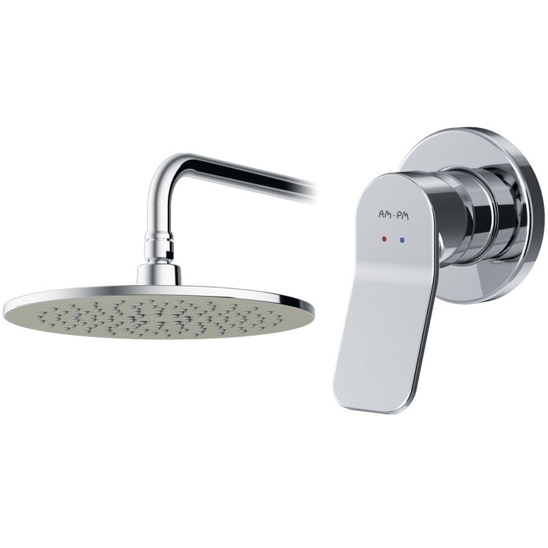 Душевая система AM.PM X-Joy FB85A2R010 со смесителем, встраиваемая