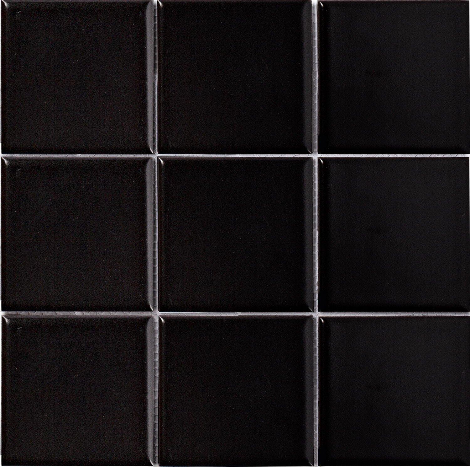 Starmosaic Brick & Metro Black Matt 30x30 (чип 97x97 мм) мозаика керамогранитная