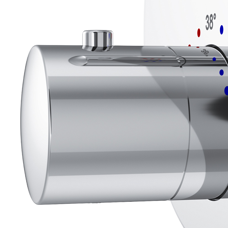 Смеситель для душа и ванны AM.PM Like F8075500 с термостатом, встраиваемый