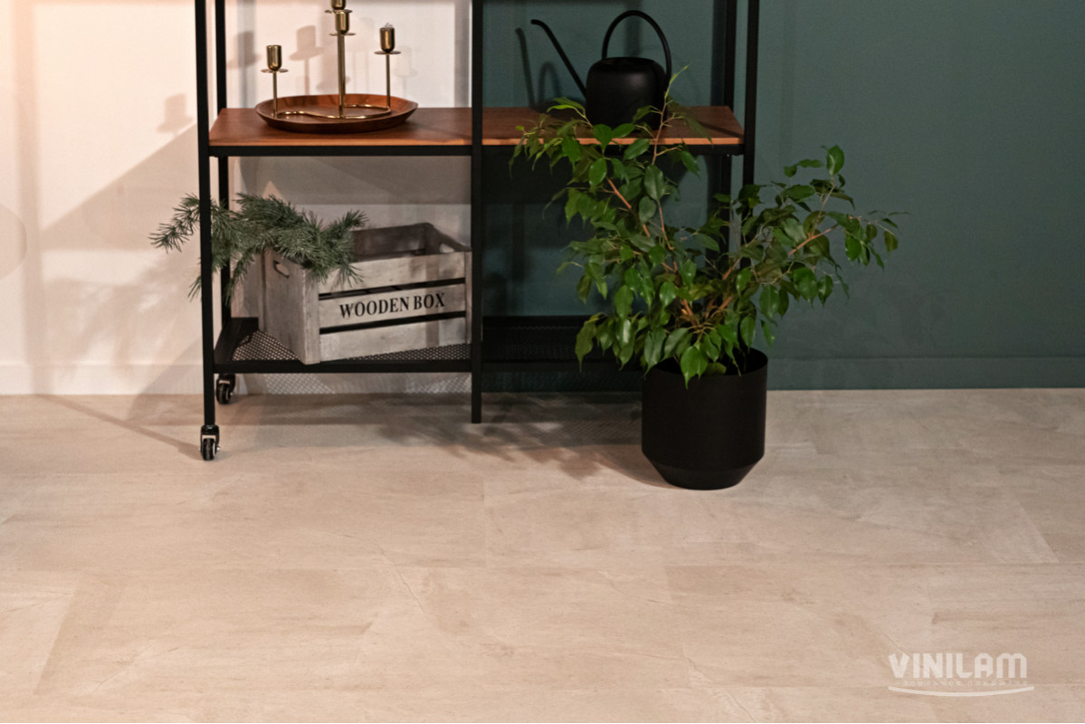 Vinilam LVT Ceramo Stone Glue 71615* Бетон Белый клеевой