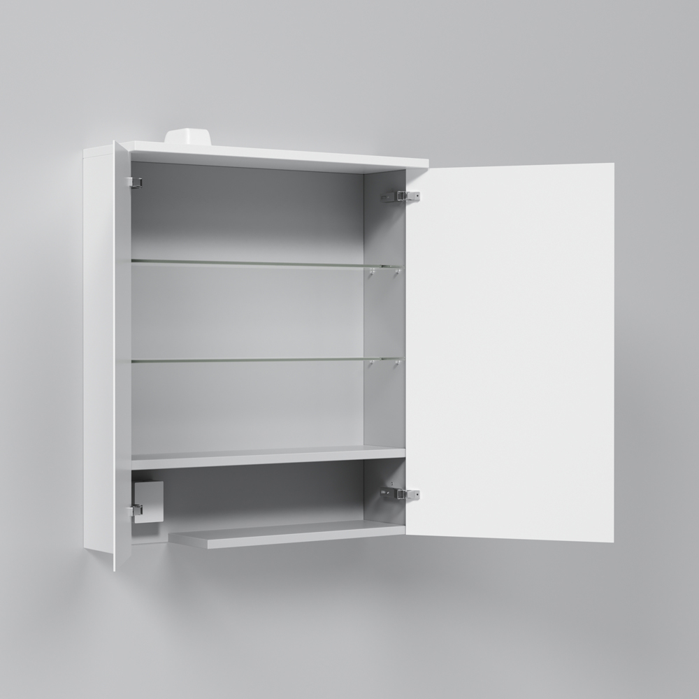 Шкаф зеркальный AM.PM. Spirit 2.0 M70AMCR0601WG 68x60 правый, подвесной