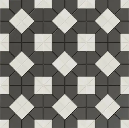 Wow Tesserae Suit B&W Plus 28x28 Керамогранит