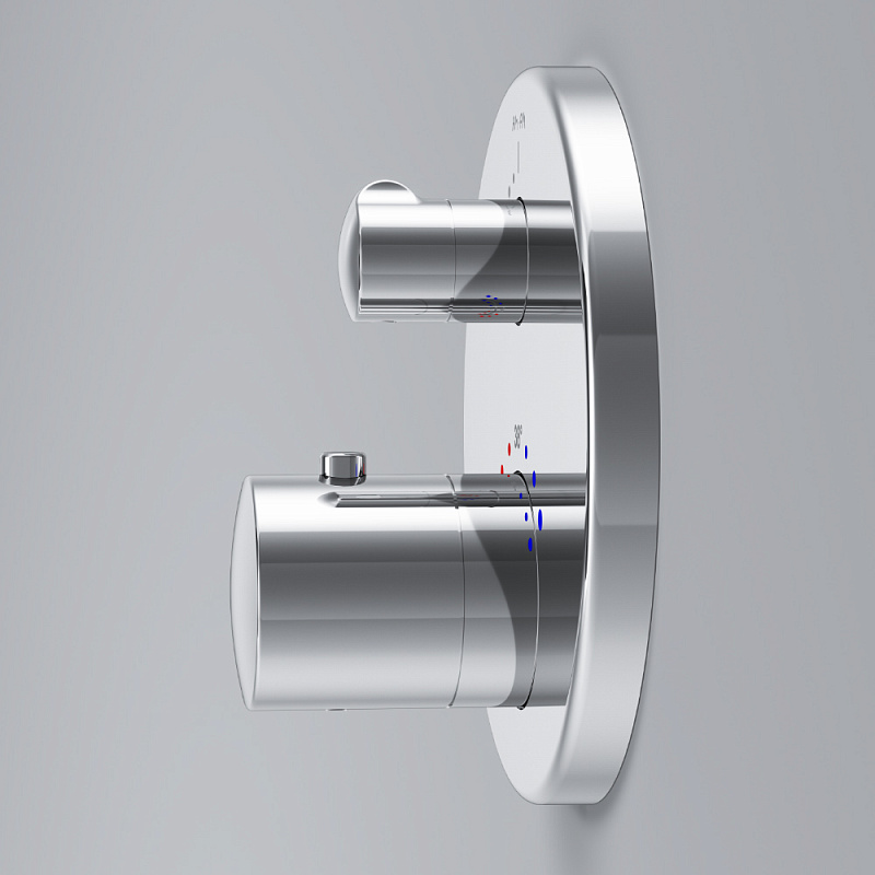 Смеситель для душа и ванны AM.PM Like F8075500 с термостатом, встраиваемый