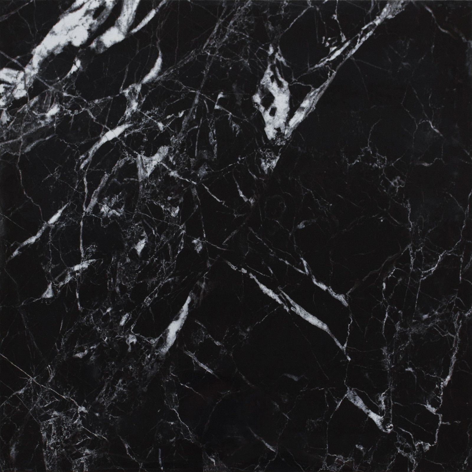 TileKraft Marble Black Hi-Glossy Tornado Negro (GW20) 60х60 Керамогранит глазурованный