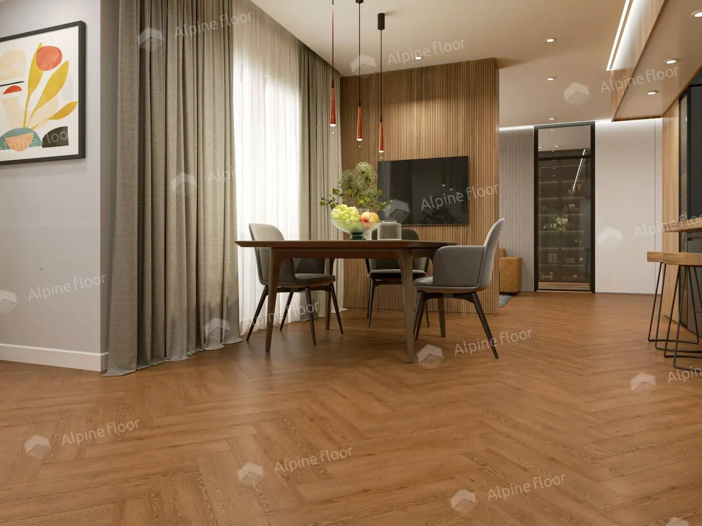 Alpine Floor SPC Parquet Light ЕСО 13-32 Дуб Селена