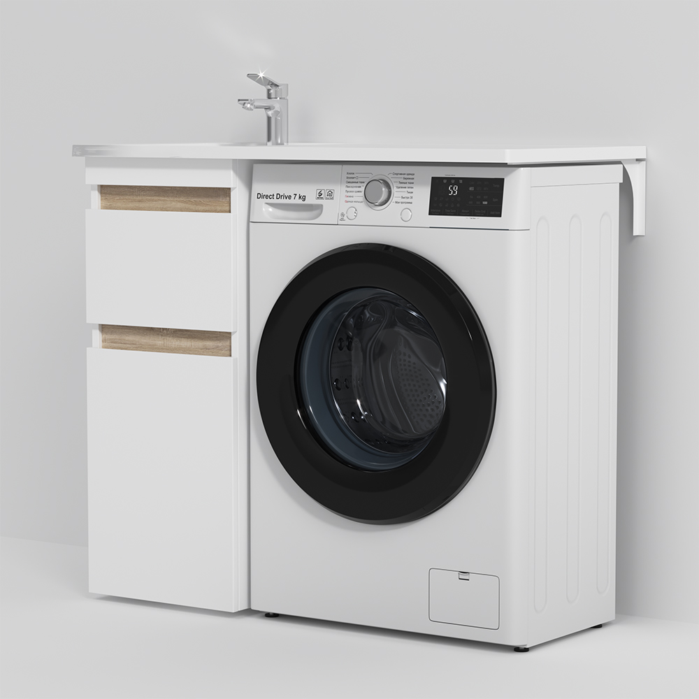 Раковина над стиральной машиной AM.PM X-Joy левая 100см, подвесная