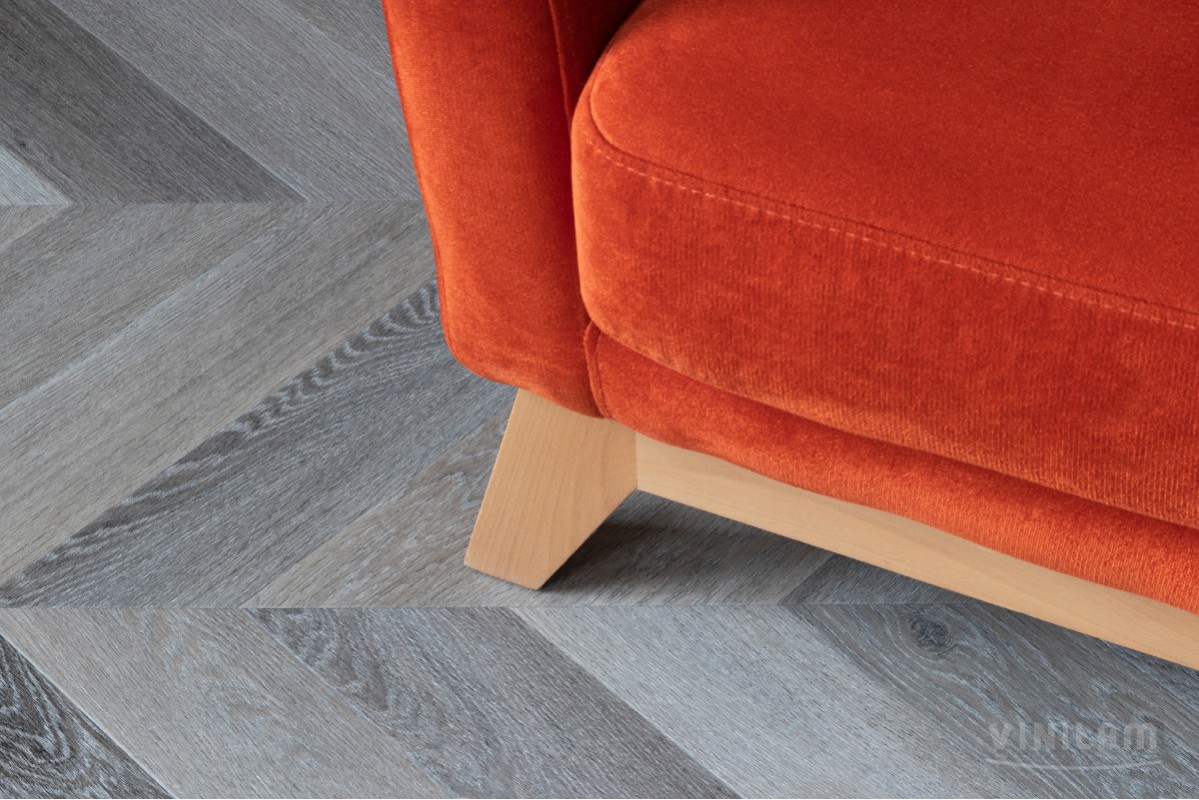 Vinilam LVT Parquet Chevron RI444515CL4 Шеврон Легран