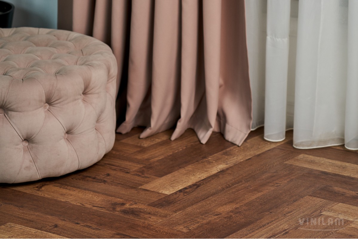 Vinilam LVT Parquet Herringbone IS11177 Паркет Версальский