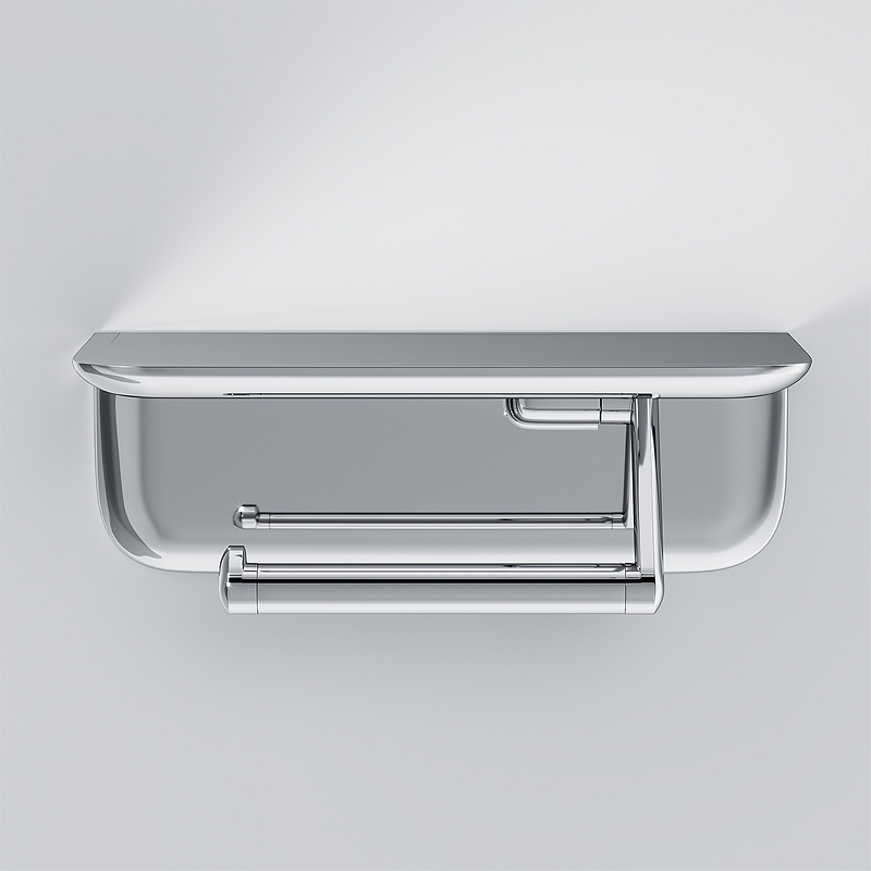Держатель для туалетной бумаги AM.PM. Sensation A30341500 с полкой