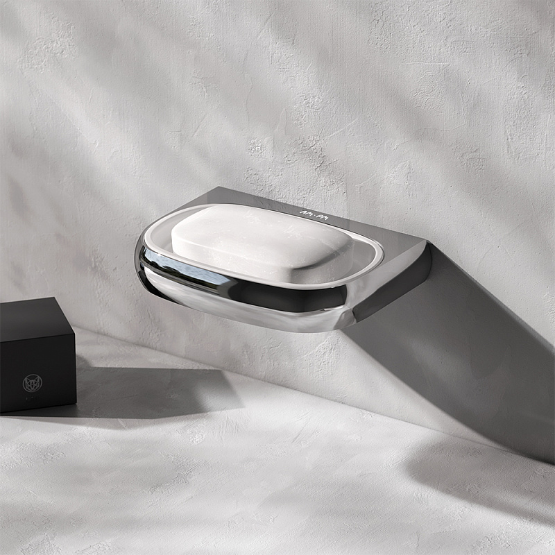 Мыльница стеклянная AM.PM. Sensation A3034200 с настенным держателем