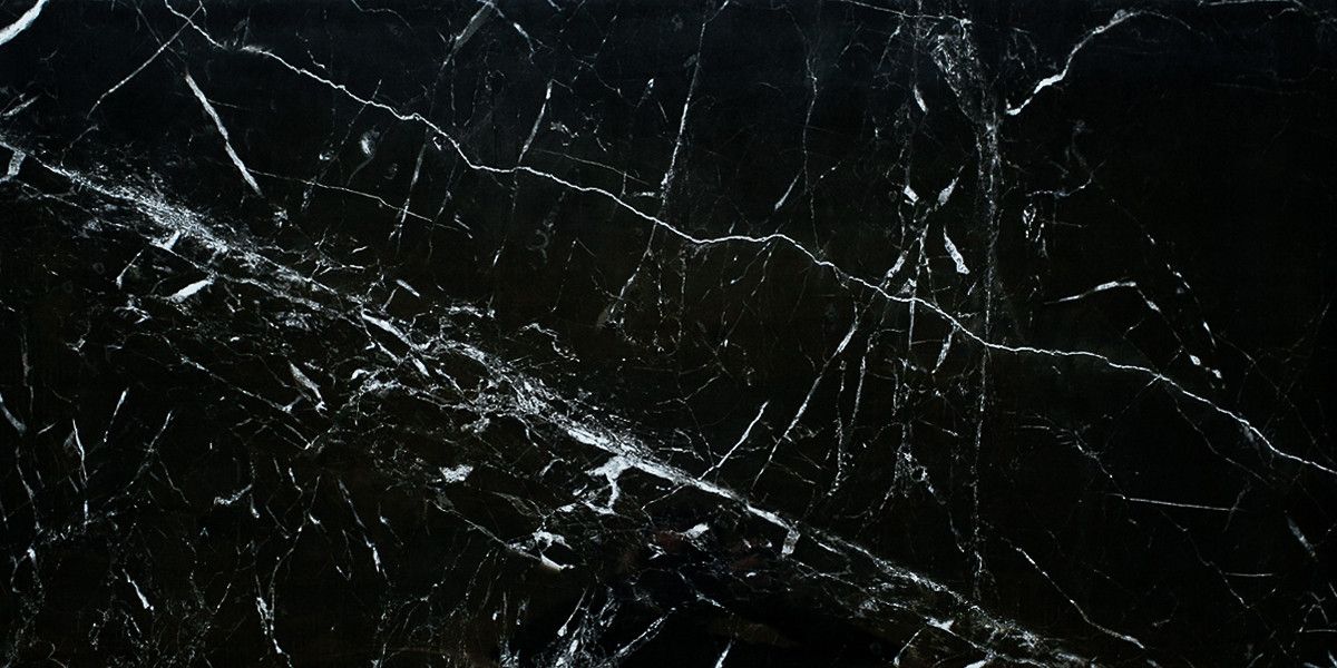 TileKraft Marble Black Hi-Glossy Tornado Negro (GW20) 60х120 Керамогранит глазурованный
