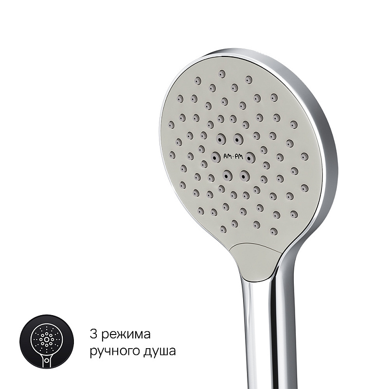 Смеситель для душа и ванны AM.PM Like F8095000 с длинным изливом, с душем