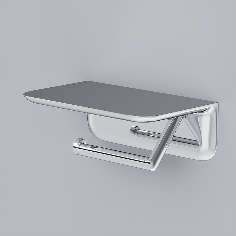 Держатель для туалетной бумаги AM.PM. Sensation A30341500 с полкой