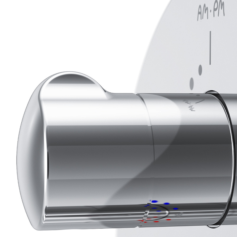 Смеситель для душа и ванны AM.PM Like F8075500 с термостатом, встраиваемый
