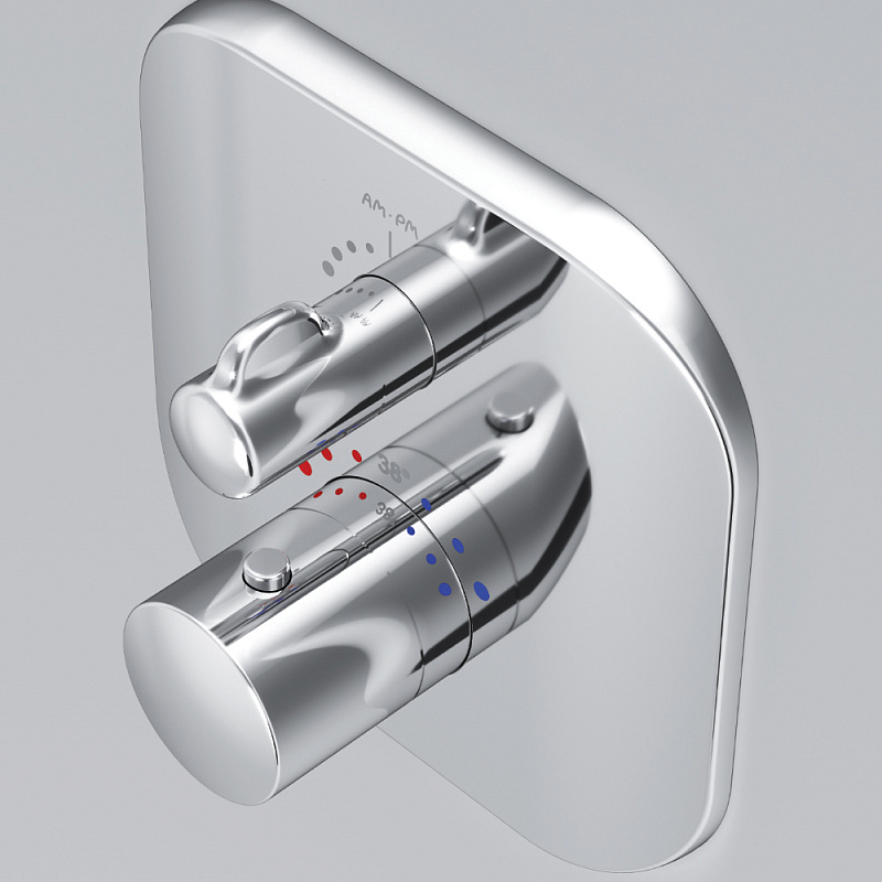 Смеситель для душа AM.PM Sensation F3075600 с термостатом, встраиваемый