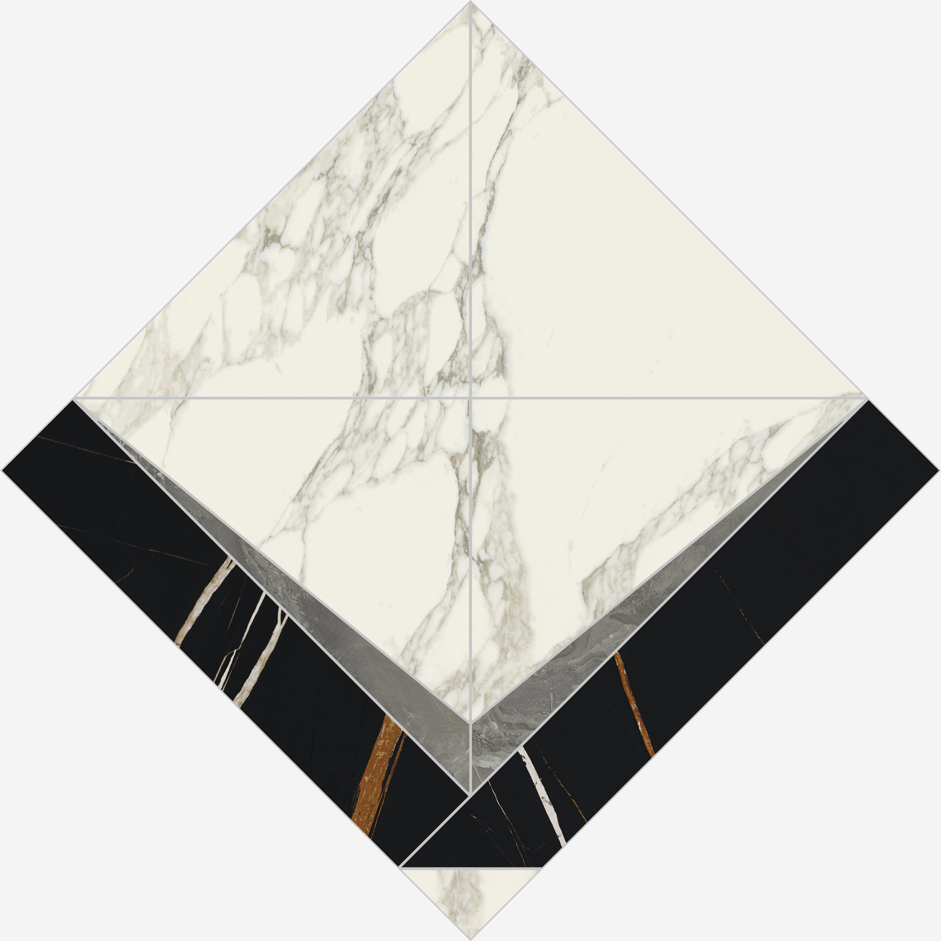 Italon Charme Deluxe Intarsio Arabescato White 56,4х56,4 Декор