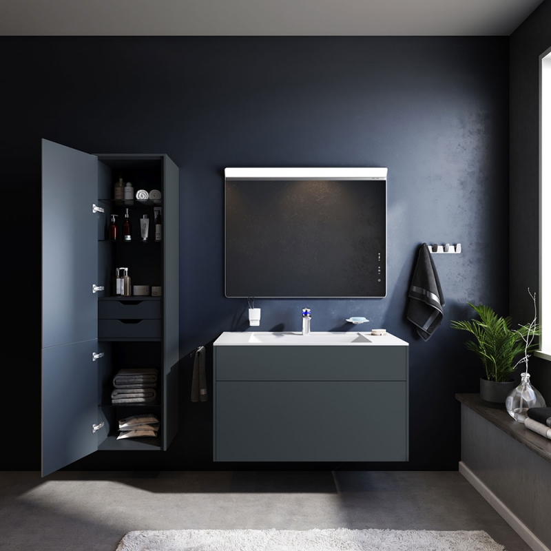 Шкаф-пенал AM.PM. Inspire V2.0 M50ACHX0406GM 162x40 универсальный, подвесной