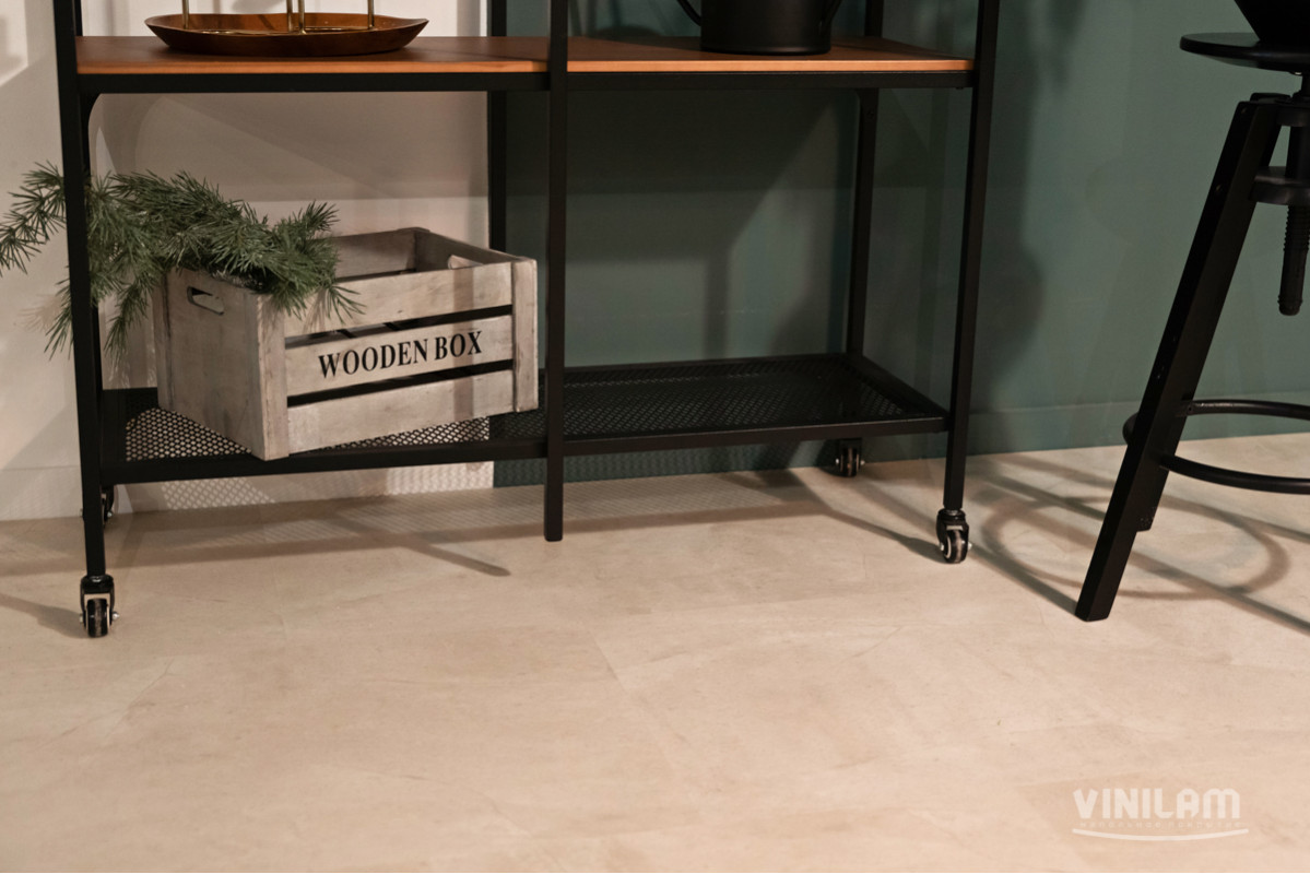Vinilam LVT Ceramo Stone Glue 71615* Бетон Белый клеевой