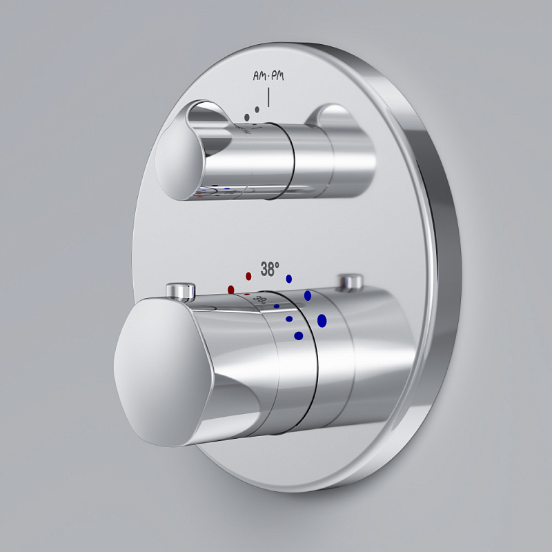 Смеситель для душа и ванны AM.PM Gem F9085500 с термостатом