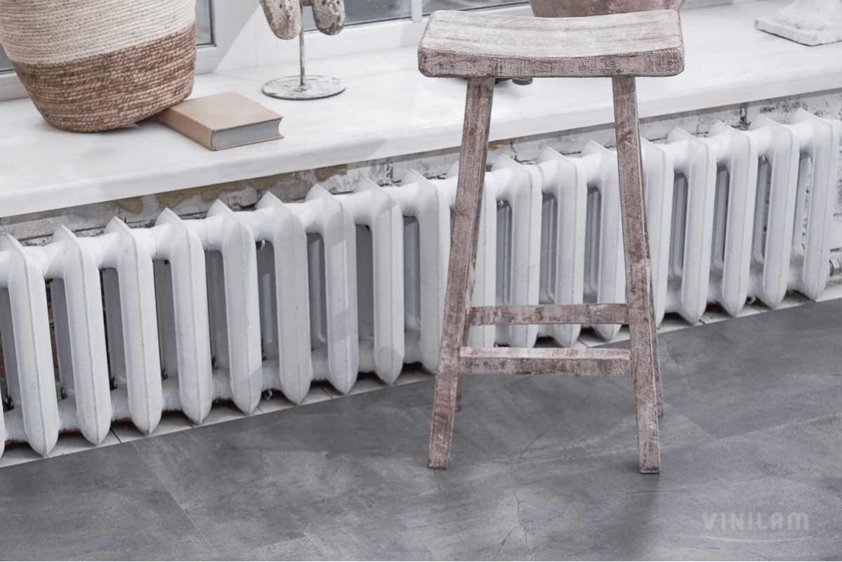 Vinilam SPC Ceramo Stone 61602 Серый Бетон