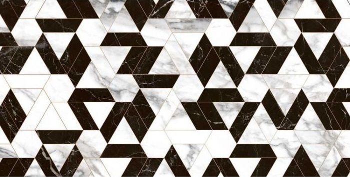 Qua Mosaico Nero Full Lappato 60х120 QUA0035 Керамогранит глазурованный
