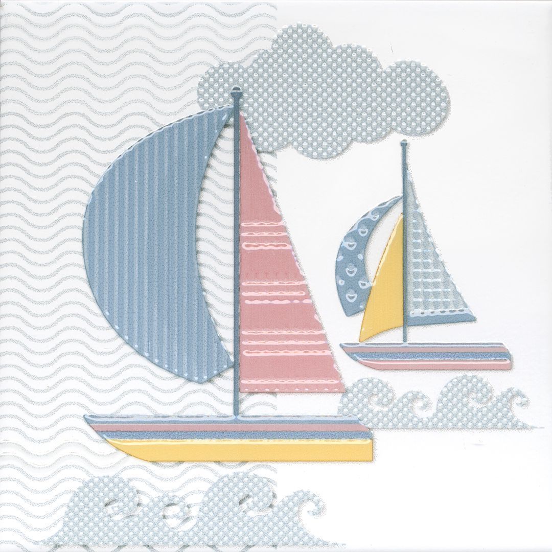 Kerama Marazzi Бон Вояж Парусник VT\A377\5009 Sat. 20x20 Декор