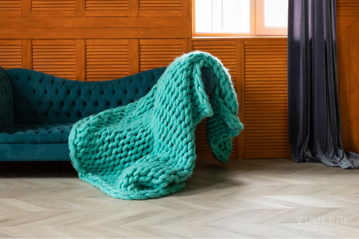 Vinilam LVT Parquet Chevron RI4445118CL4 Шеврон Сезар