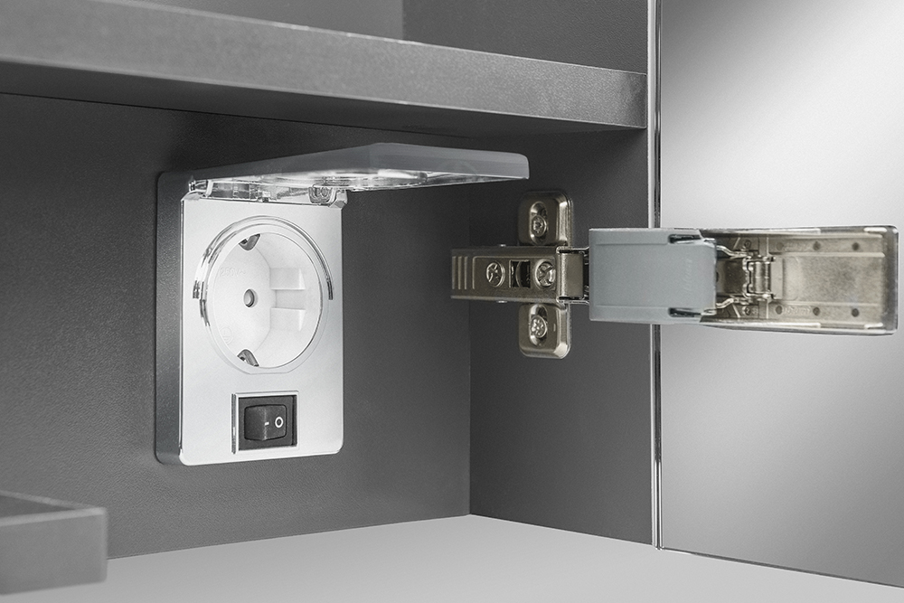 Шкаф зеркальный AM.PM. Spirit 2.0 M70AMCL0601WG 68x60 левый, подвесной