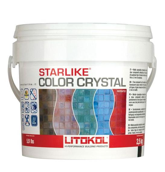 Затирка эпоксидная Litokol Starlike Color Crystal 2,5кг, C.354 Beige Havana