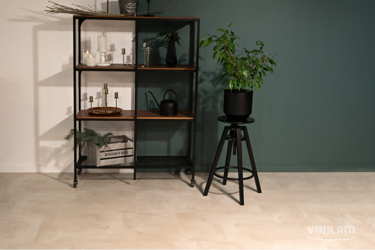 Vinilam LVT Ceramo Stone Glue 71615* Бетон Белый клеевой