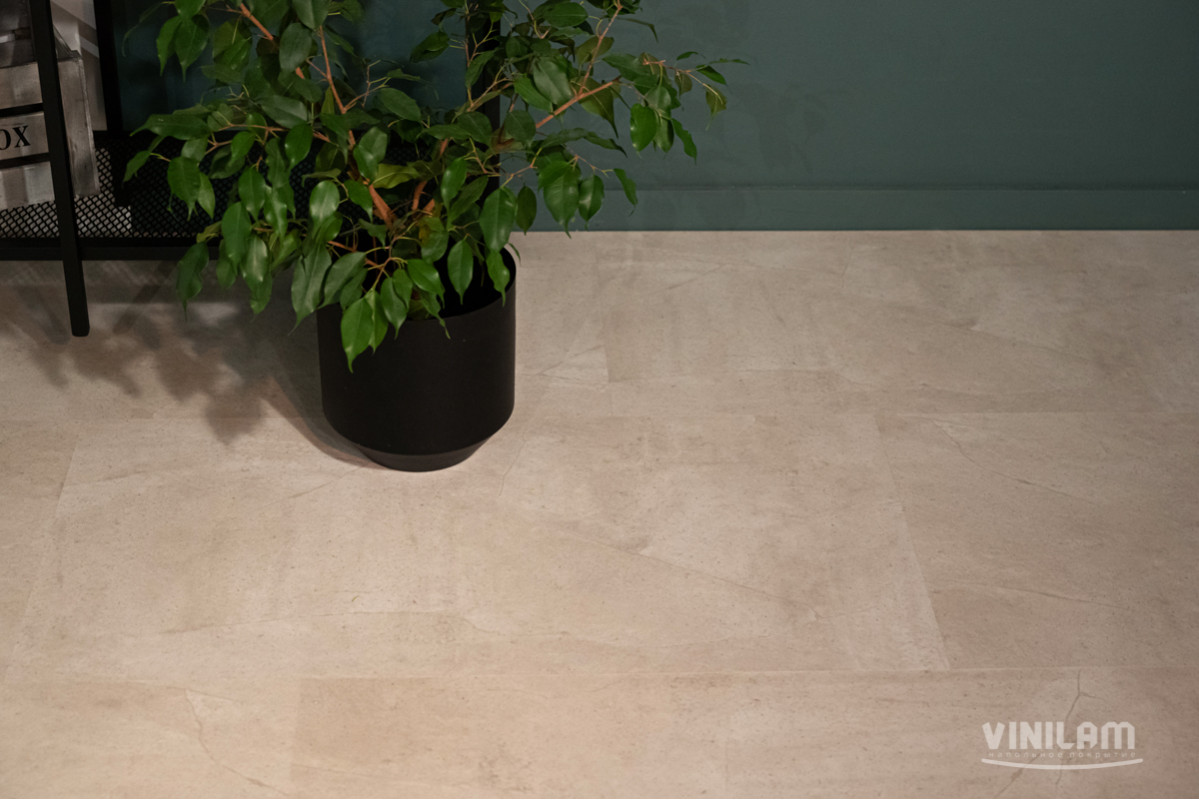 Vinilam LVT Ceramo Stone Glue 71615* Бетон Белый клеевой