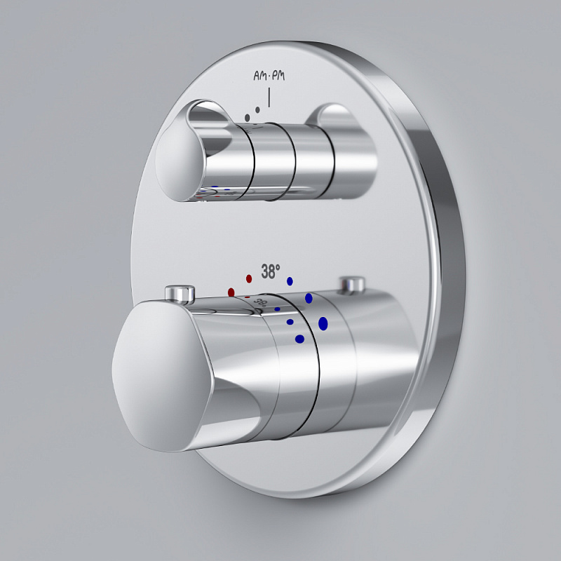 Смеситель для душа и ванны AM.PM Gem F9075600 с термостатом