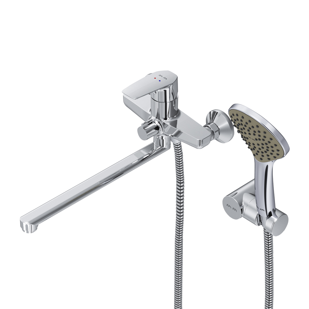 Смеситель для душа и ванны AM.PM Gem F90A95000 с душем