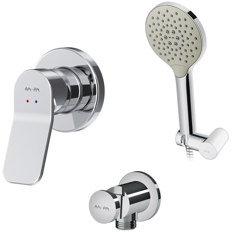 Душевая система AM.PM X-Joy FB85A2H020 со смесителем, встраиваемая