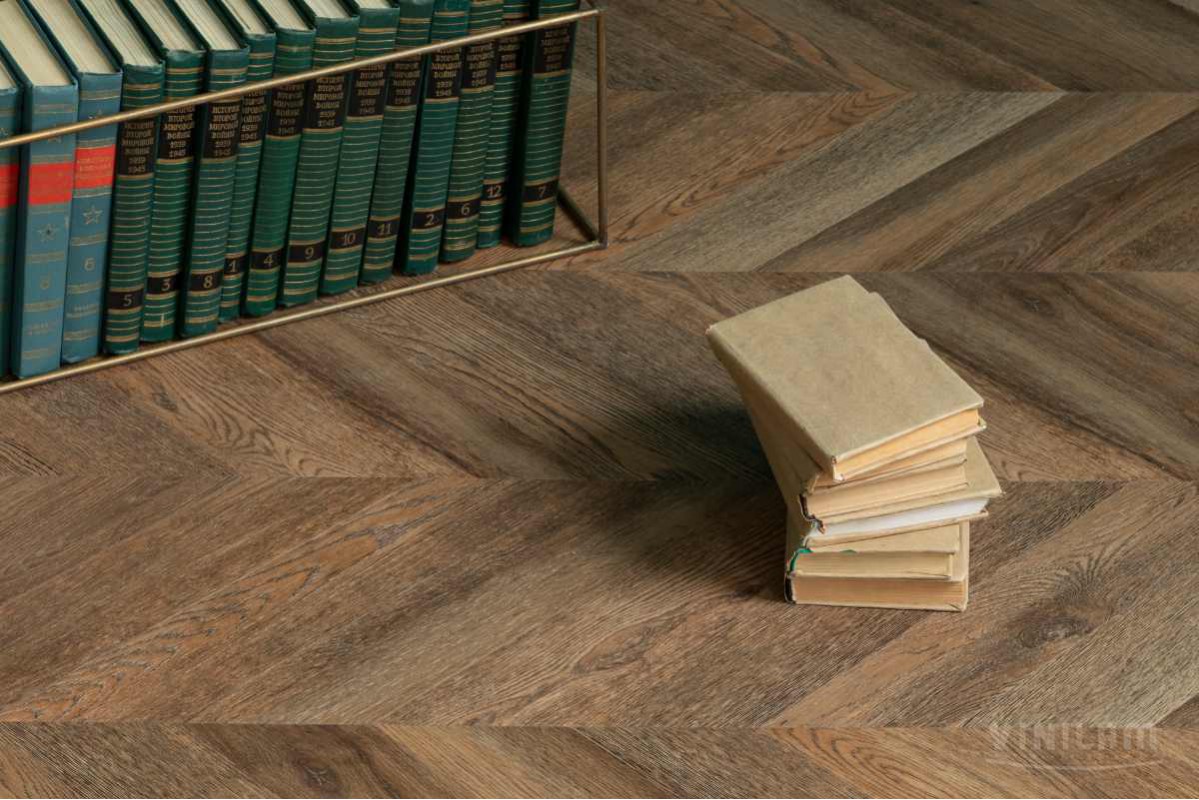 Vinilam LVT Parquet Chevron RI153610CL4 Шеврон Нормандия