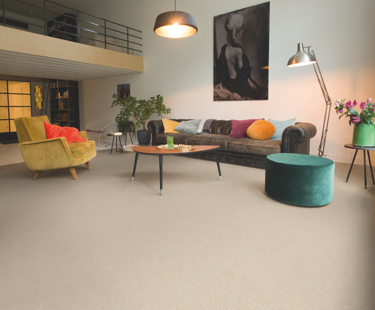 Ламинат Quick Step Impressive Patterns Ultra 12/33 (IPU4511) Текстиль натуральный