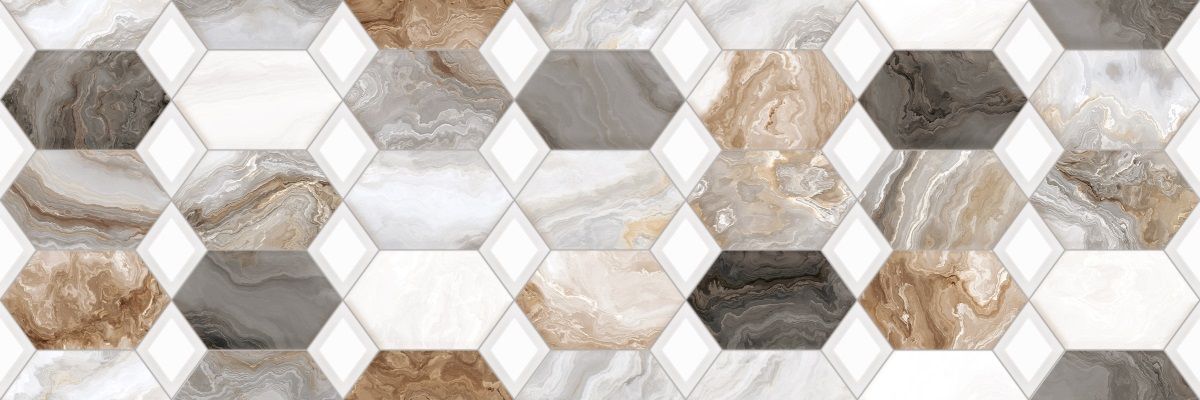 Primavera Hypnose Grey Decor 05 30x90 Декор