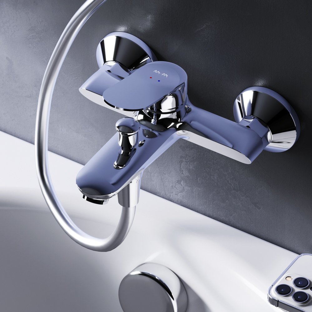 Смеситель для душа и ванны AM.PM Sunny F85C10000 на стену