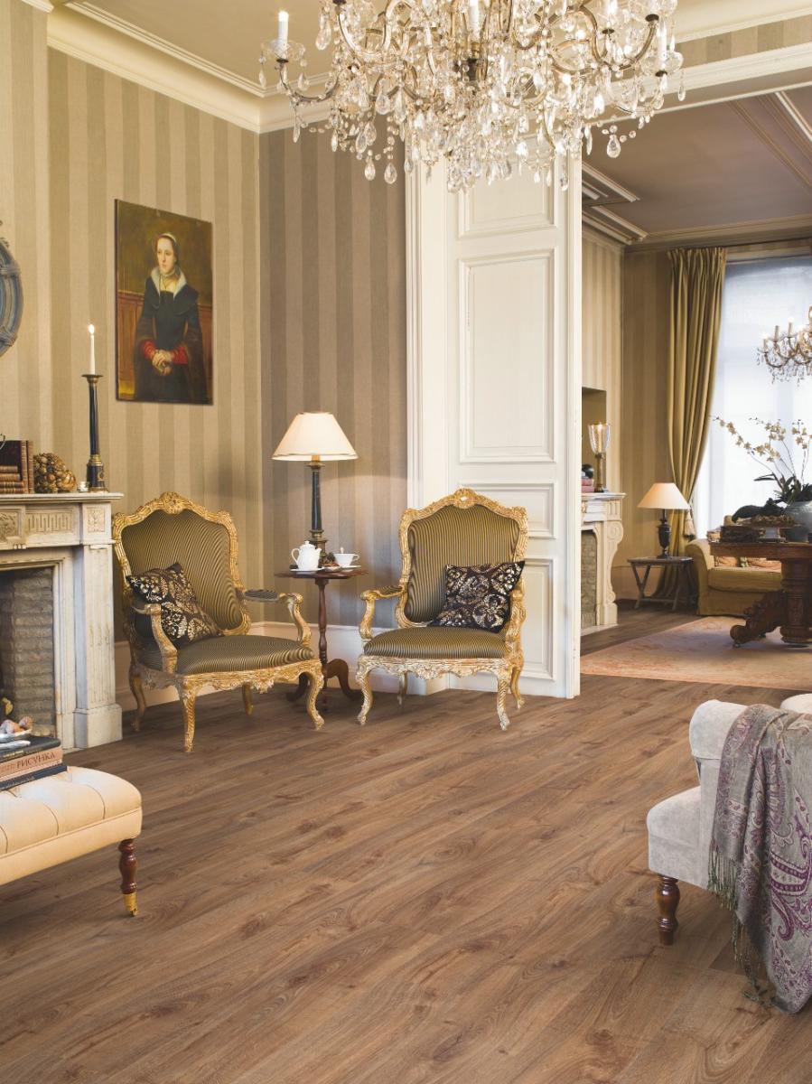 Ламинат Quick Step Eligna 8/32 (U3461) Дуб промасленный шоколадный