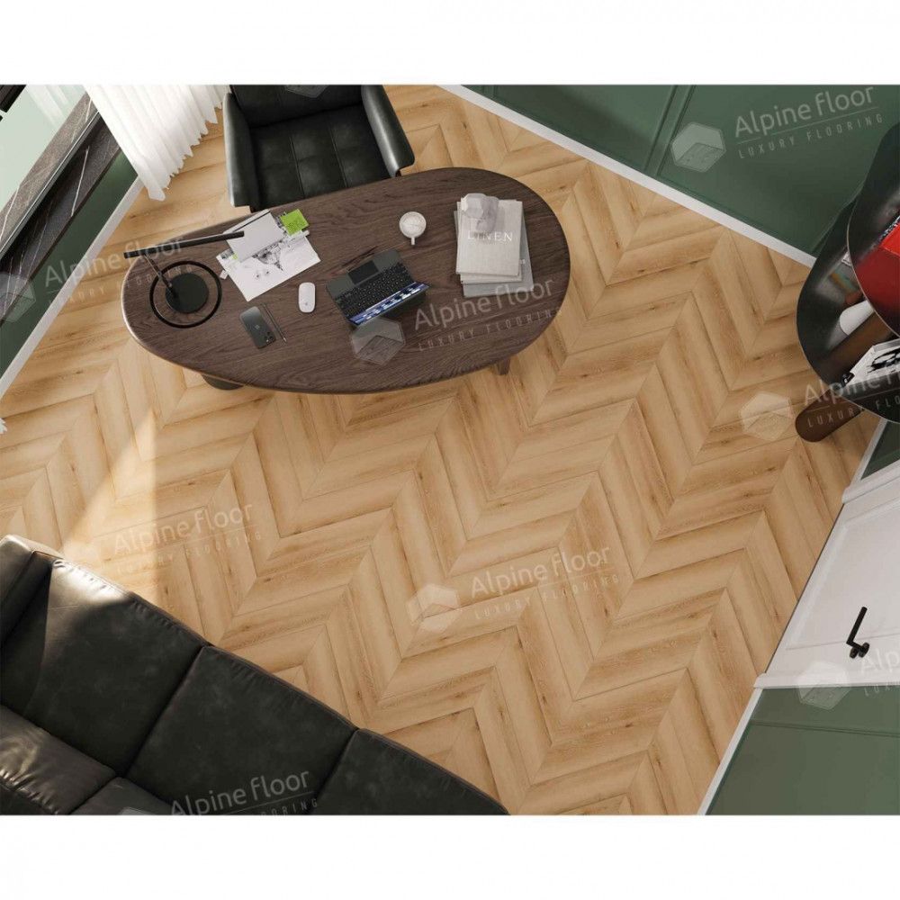 Alpine Floor SPC Chevron Alpine ЕСО 18-19 Дуб Самерсет