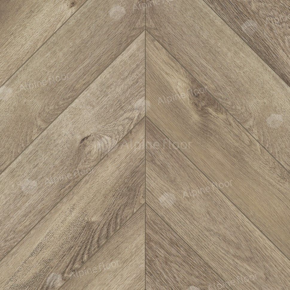 Alpine Floor SPC Chevron Alpine ЕСО 18-3 Дуб Натуральный Отбеленный