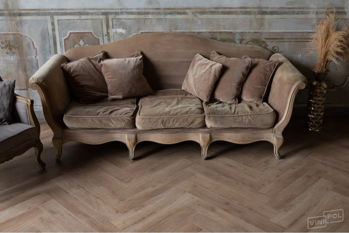 VinilPol SPC Herringbone 9965 Паркет Бруно