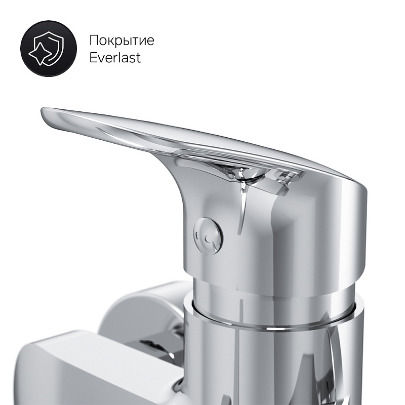 Смеситель для душа и ванны AM.PM Like F8095000 с длинным изливом, с душем