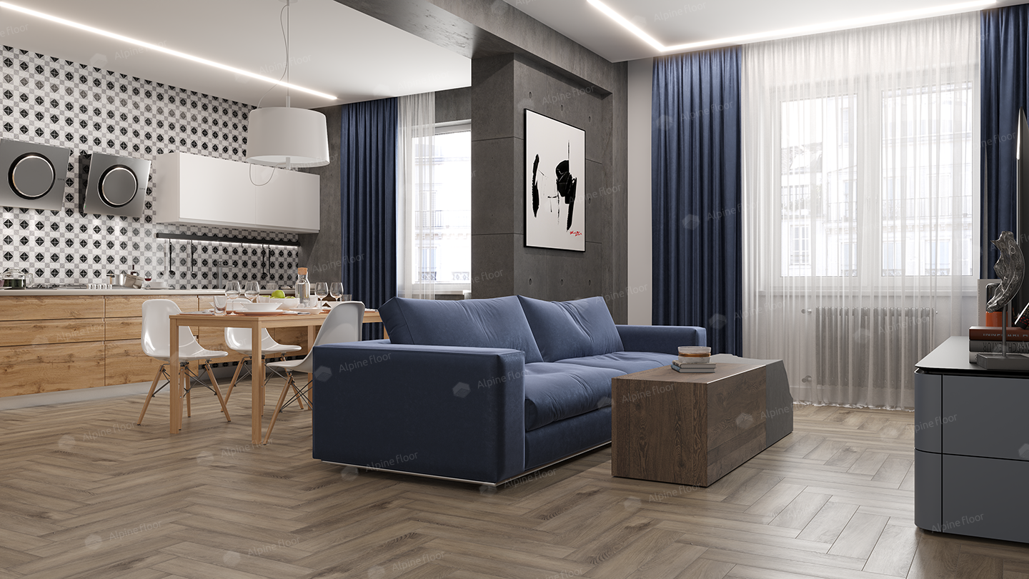 Alpine Floor SPC Parquet Light ЕСО 13-15 Дуб Исида