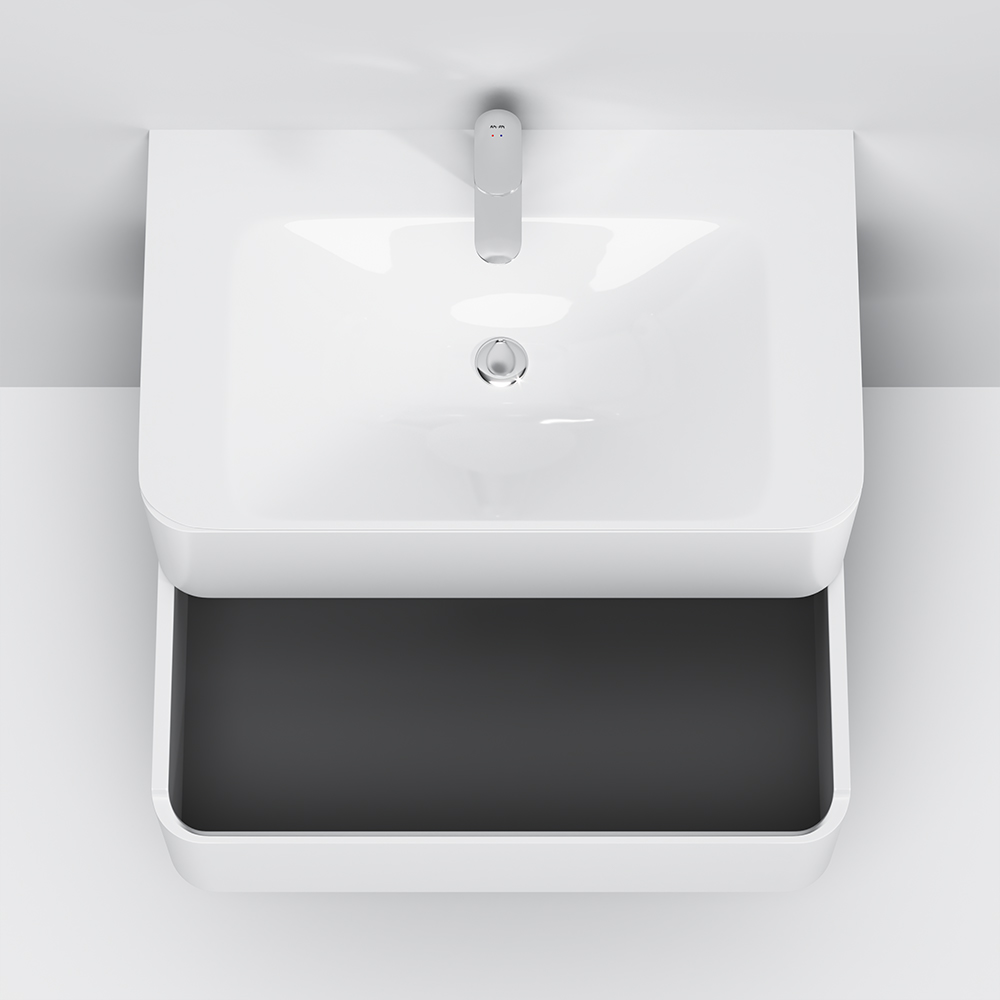 Раковина накладная AM.PM Sensation 80см, встраимовая над столешницей