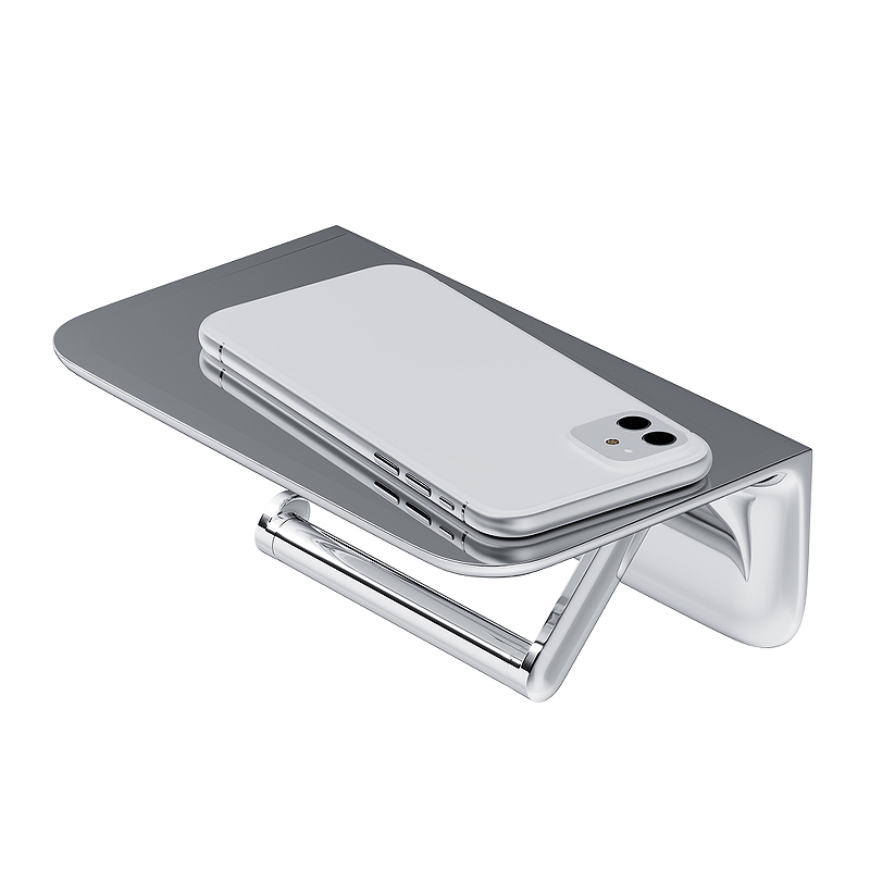 Держатель для туалетной бумаги AM.PM. Sensation A30341500 с полкой